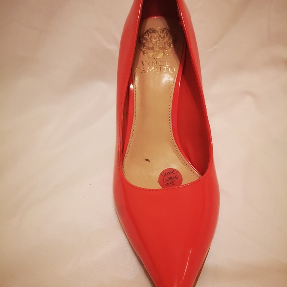Vince Camuto Leather Upper Coral pumps Shoes - Picture 4 of 11